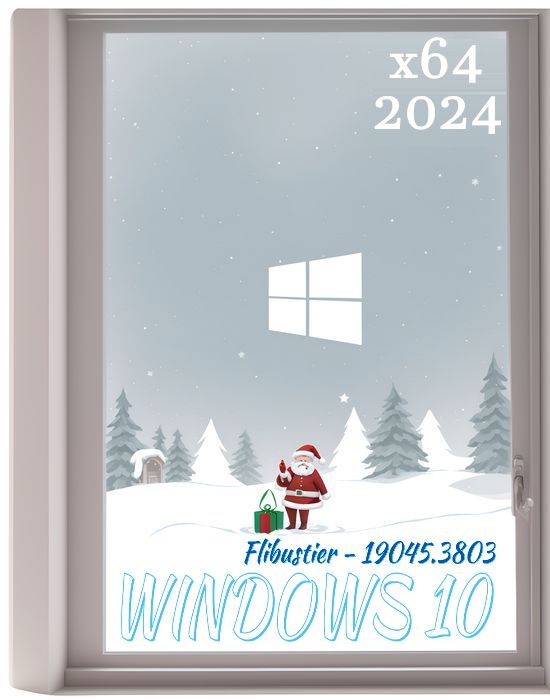 Компактная Windows 10 Pro 2024 x64 22H2 Rus Flibustier 19045.3803 - 2. GB